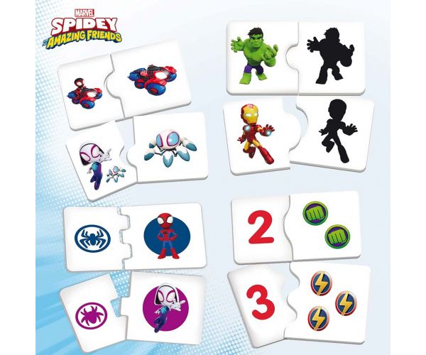 Spidey játszóasztal 10 készségfejlesztő játékkal - Lisciani