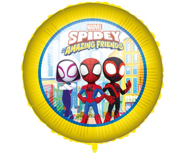 Spidey kör alakú fólia lufi 46cm