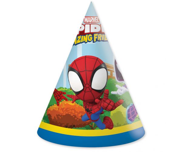 Spidey party kalap 6db-os szett