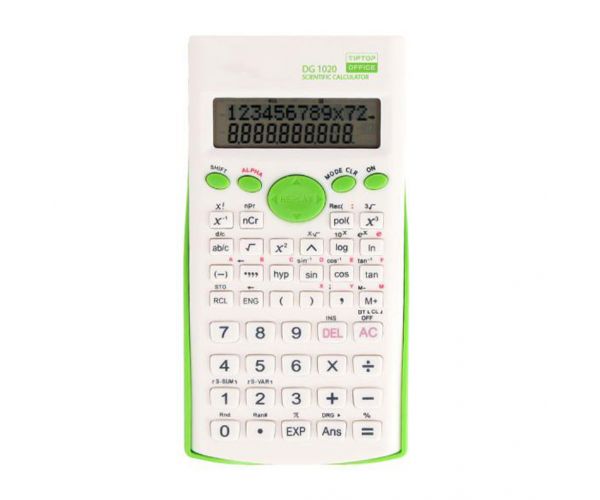 Spirit: DG-1020 számológép zöld színben