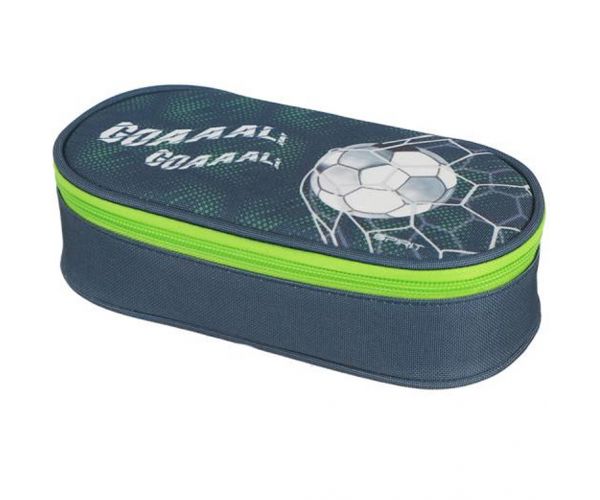 Spirit: Goal focilabda mintás ovális tolltartó 20x10x6cm