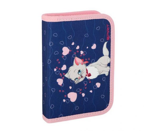 Spirit: Love Kitten cica mintás töltött kihajtható tolltartó 28db-os