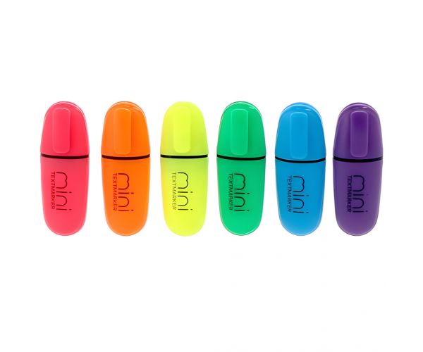 Spirit: Mini Neon szövegkiemelő filc szett 6 db-os