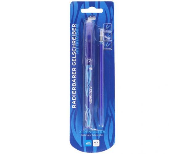 Spirit: X-Pen ultra radírozható kék zselés toll utántöltővel 0,7mm
