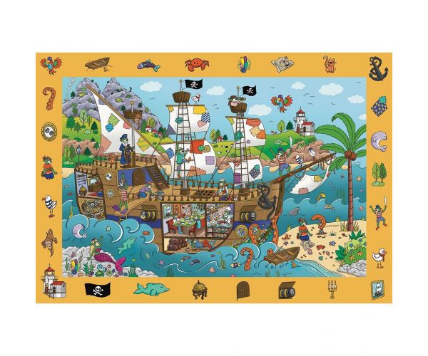 Spy Guy 100db-os puzzle Kalózhajó - Trefl