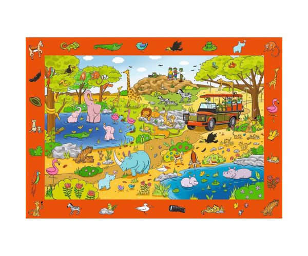 Spy Guy 24db-os puzzle Szafari - Trefl