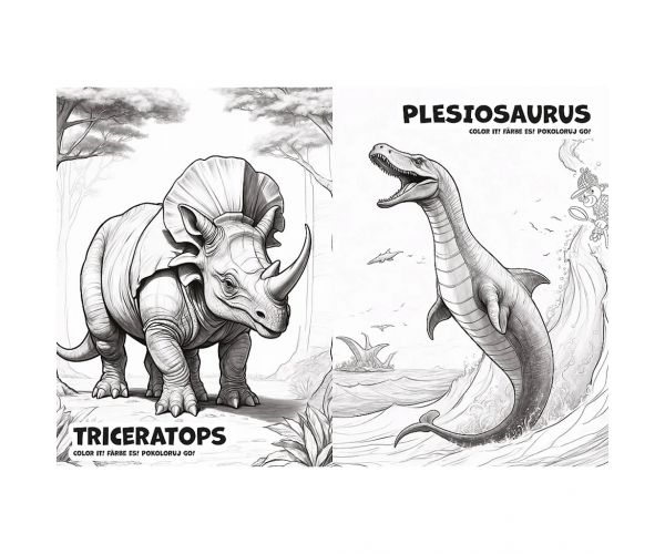 Spy Guy Dinoszauruszok kifestőkönyv - Trefl