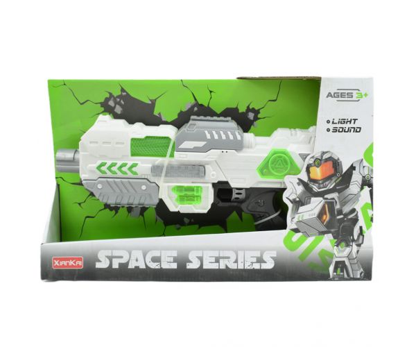 Space Series: Űrfegyver támasztékkal, fénnyel és hanggal 40cm
