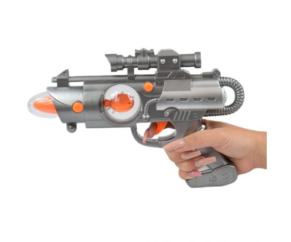Space Warior: Elektromos űrfegyver fénnyel és hanggal 27cm