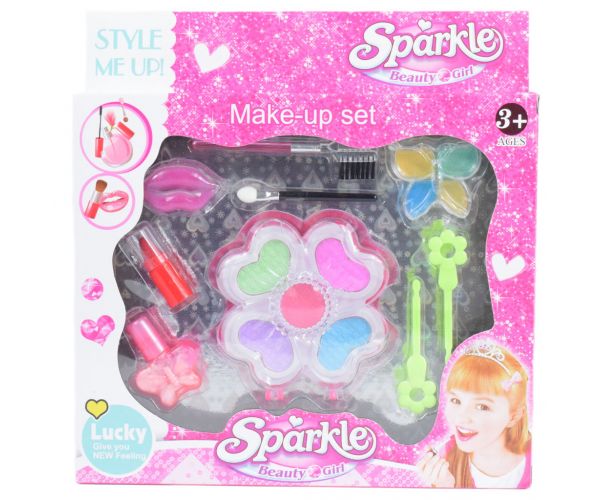 Sparkle Beauty Girl: Sminkszett szájfényekkel és sminkpalettával