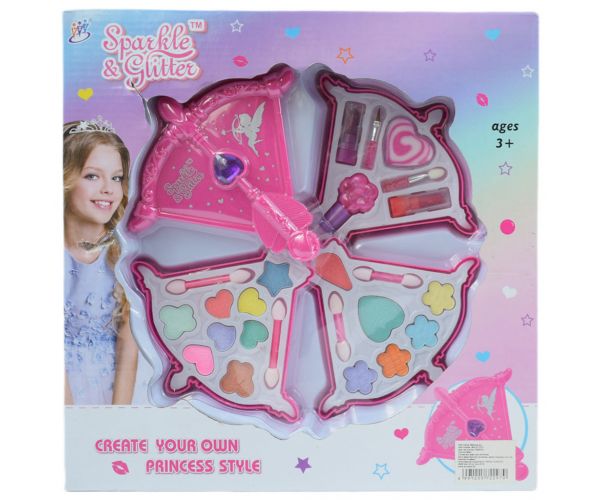 Sparkle & Glitter: Nyíl formájú háromszintes sminkszett