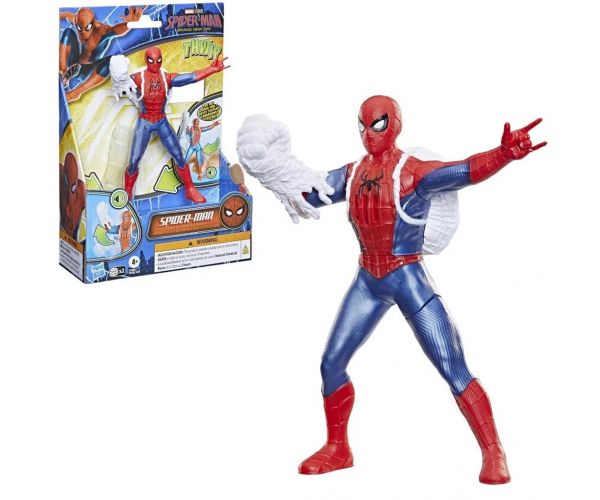Pókember Vadonatúj nap: Pókember akciófigura hanggal 15cm - Hasbro