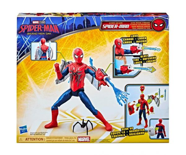 Pókember Vadonatúj nap: Ultimate Web Gear felszerelhető akciófigura kiegészítőkkel 29cm – Hasbro