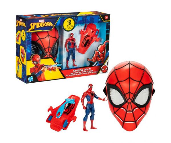 Pókember: Web Action 3db-os játékszett - Hasbro