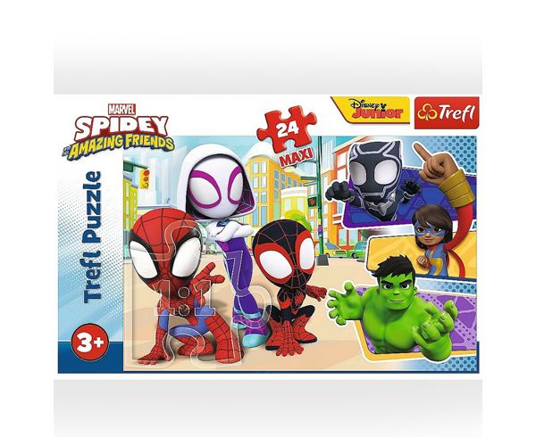 Pókember és barátai 24 db-os Maxi puzzle - Trefl