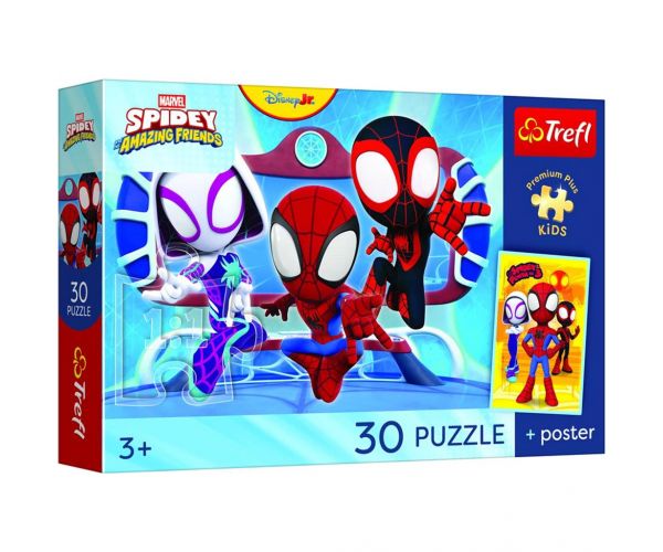 Spidey és barátai akcióban 30db-os prémium puzzle - Trefl