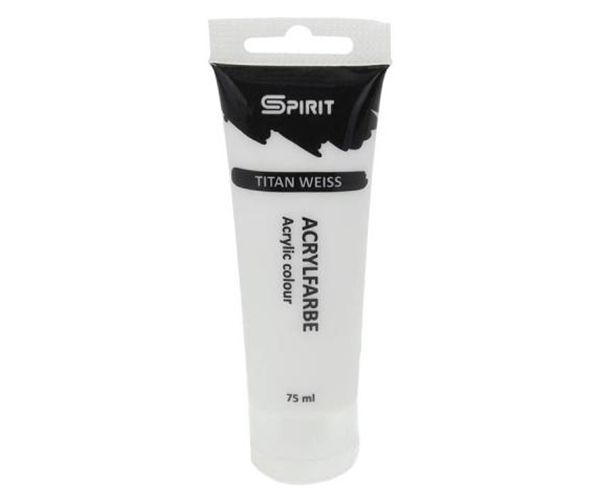 Spirit: Fehér akrilfesték 75ml-es