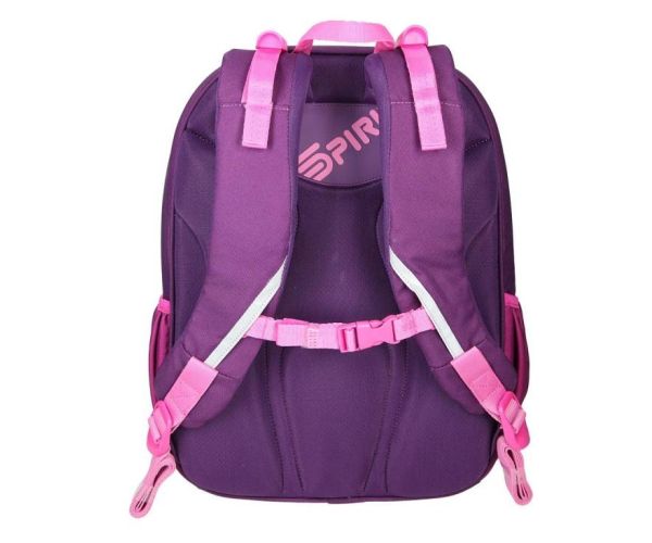 Spirit: Pillangós lila-pink ergonomikus iskolatáska hátizsák