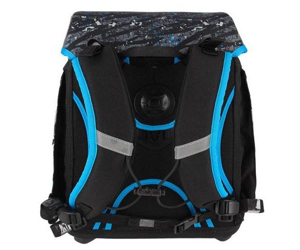 Spirit: Football 3D mintás ergonomikus 5db-os iskolatáska szett LED-es világítással 34x22x41cm