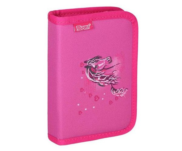 Spirit: Lovas 3D mintás ergonomikus 5db-os iskolatáska szett LED-es világítással 34x22x41cm