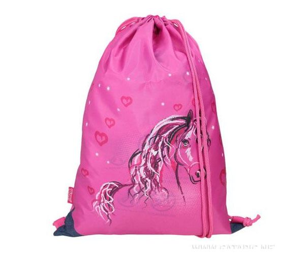 Spirit: Lovas 3D mintás ergonomikus 5db-os iskolatáska szett LED-es világítással 34x22x41cm