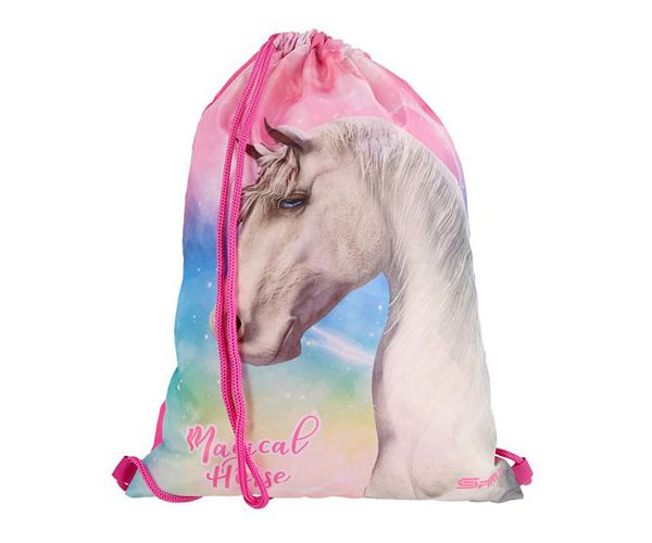 Spirit: Magical Horse 5db-os iskolatáska szett kiegészítőkkel LED fénnyel