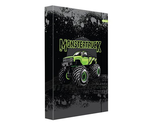 Spirit: Monster Truck füzetbox gumipánttal A/4-es méretben