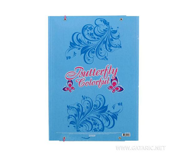 Spirit: Pillangós gumis mappa A/4-es méretben