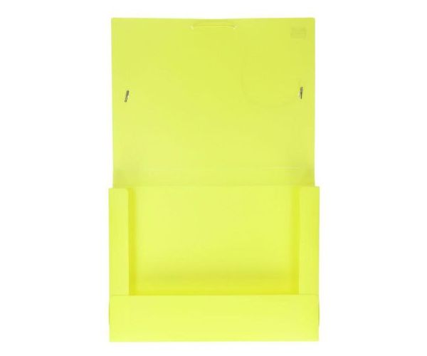Spirit: Neon sárga gumis füzetbox A4-es