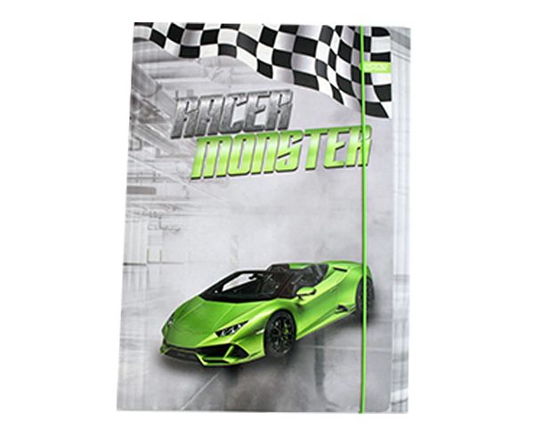 Spirit: Racer Monster gumis mappa A/4-es méretben