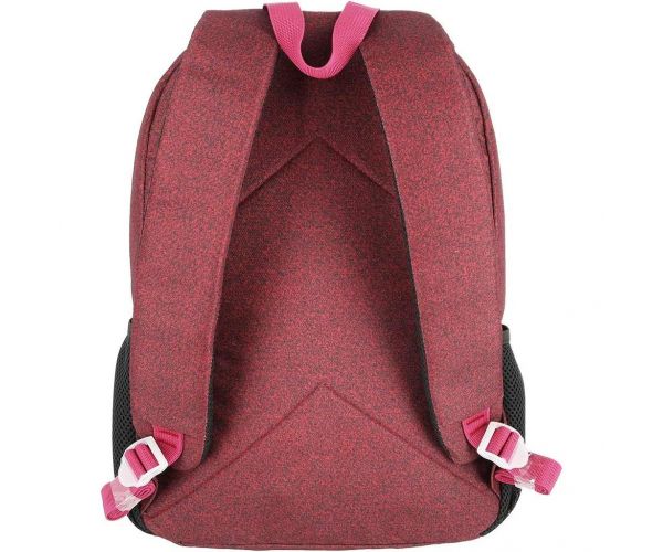 Spirit: SHADE bordó lekerekített háromrekeszes iskolatáska, hátizsák 43x 29x21cm