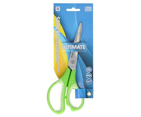 Spirit: Soft Grip ultimate iskolai és irodai olló 21cm-es rozsdamentes pengével többféle színben 1db