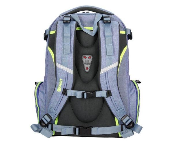 Spirit: Stinger világoskék prémium ergonomikus iskolatáska hátizsák