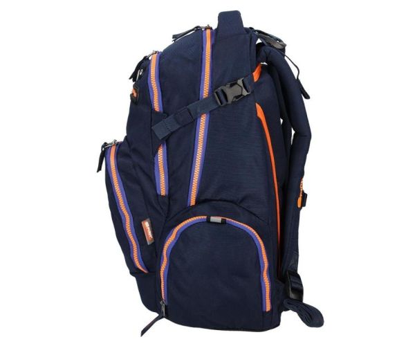 Spirit: Stinger sötétkék prémium ergonomikus iskolatáska hátizsák 26x32x44cm