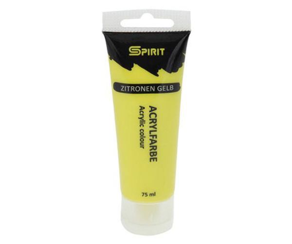 Spirit: Halvány sárga akrilfesték 75ml-es