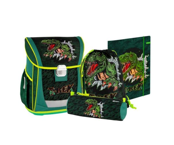 Spirit: T-Rex 4db-os Cool ergonomikus iskolatáska szett