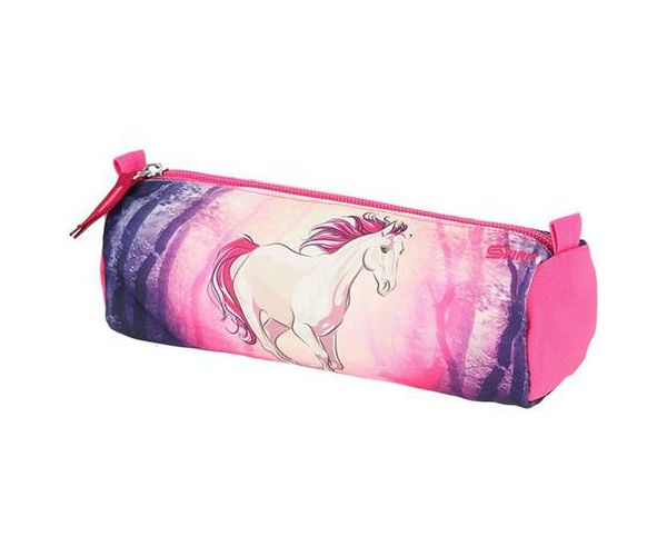Spirit: Mágikus unikornis 3D mintás ergonomikus 5db-os iskolatáska szett LED-es világítással 34x22x41cm