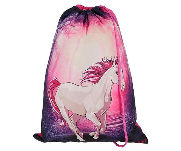 Spirit: Mágikus unikornis 3D mintás ergonomikus 5db-os iskolatáska szett LED-es világítással 34x22x41cm