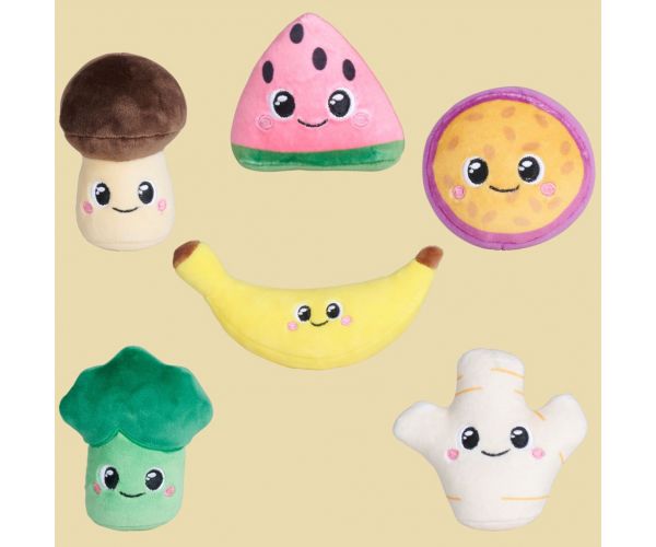 Squeezlings gyűjthető puha zöldség és gyümölcs plüssfigura 2. széria 1db - Simba Toys