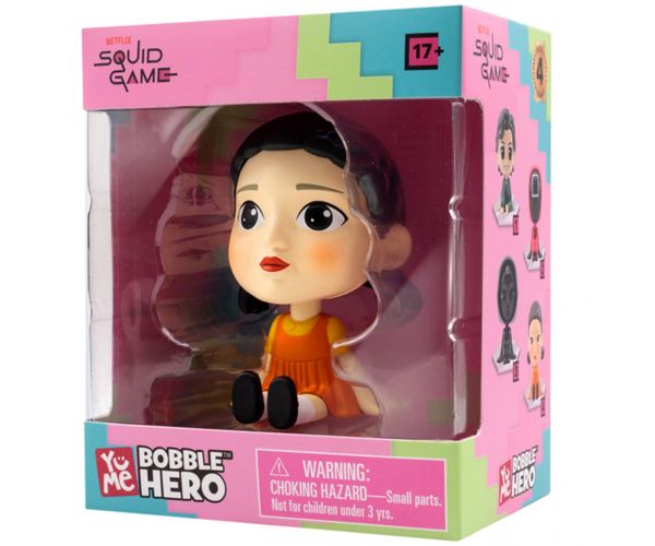 Squid Game Bobble Hero Young-Hee figura 7 cm