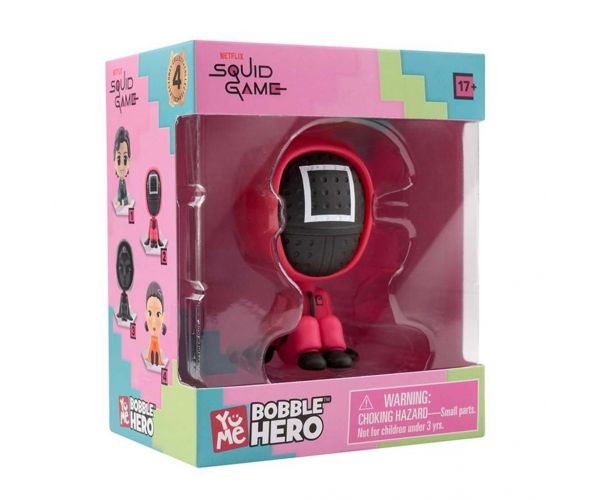 Squid Game Bobble Hero mini figura ablakos dobozban - Őr