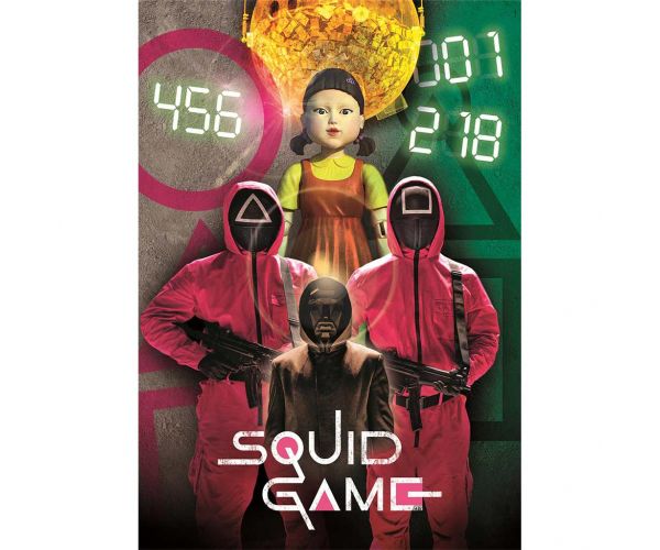 Squid Game: Nyerd meg az életed 1000db-os puzzle 70x50cm - Clementoni