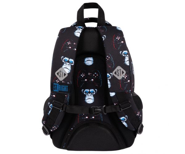 St.Right Blue Gamer ergonomikus iskolatáska, hátizsák BP26 39x27x17cm