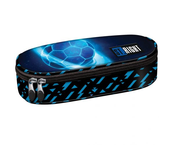 St.Right Cosmic Soccer ovális tolltartó PC01 23x9,5x6cm