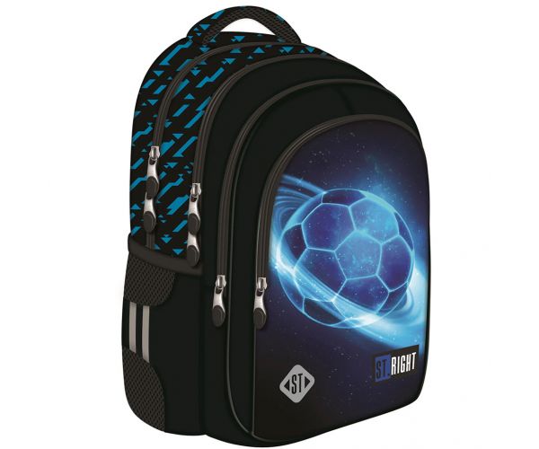 St.Right Cosmic Soccer iskolatáska, hátizsák BP58 40x28x18cm