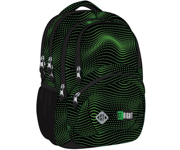 St.Right Green Halfton ergonomikus iskolatáska, hátizsák BP05 42x30x19cm