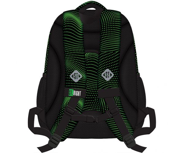St.Right Green Halfton ergonomikus iskolatáska, hátizsák BP05 42x30x19cm