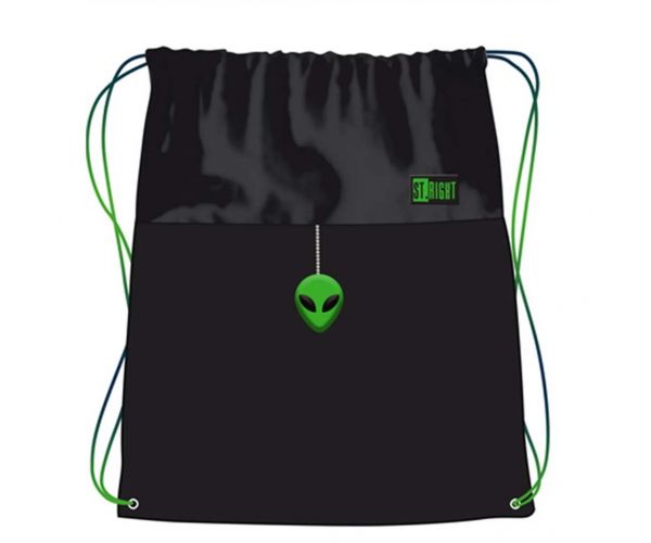 St.Right Green Power Alien tornazsák, sportzsák 43x34cm