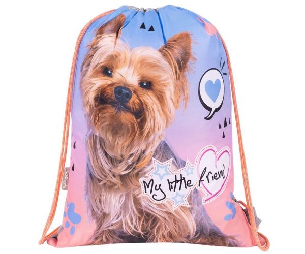 St.Right Grey Yorkie tornazsák, sportzsák 43x32cm