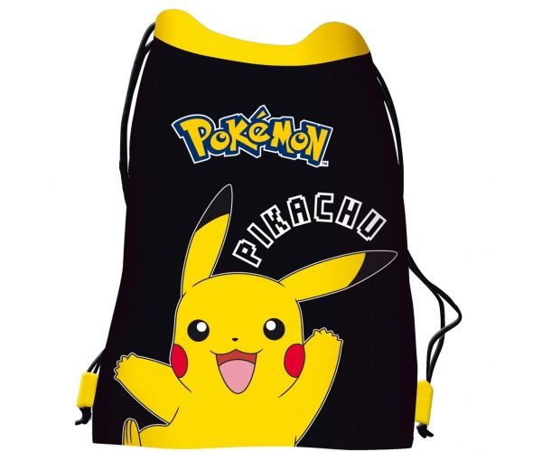 St.Right Pokémon Pikachu tornazsák, sportzsák 34x43cm